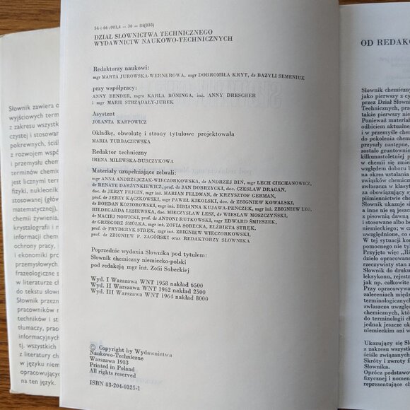 Vintage Polish-German Chemical Dictionary - Picture 5 of 6